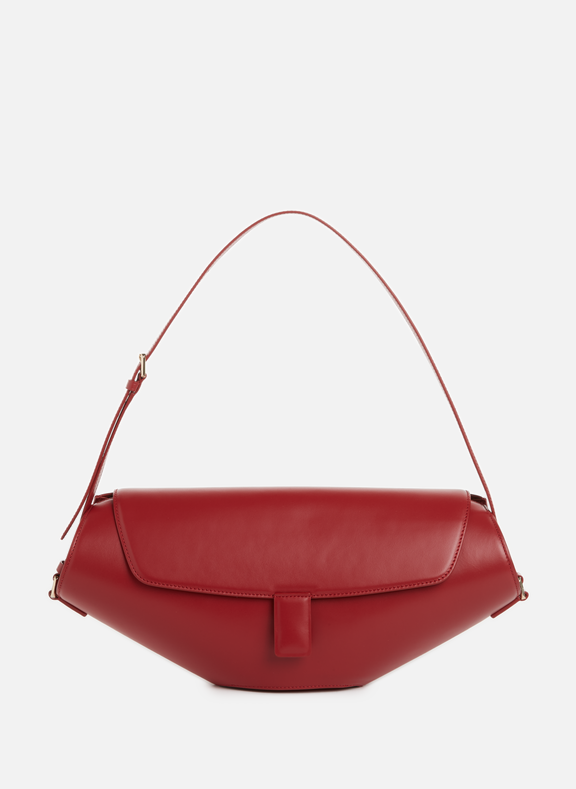 EUDON CHOI Elvia leather shoulder bag Red