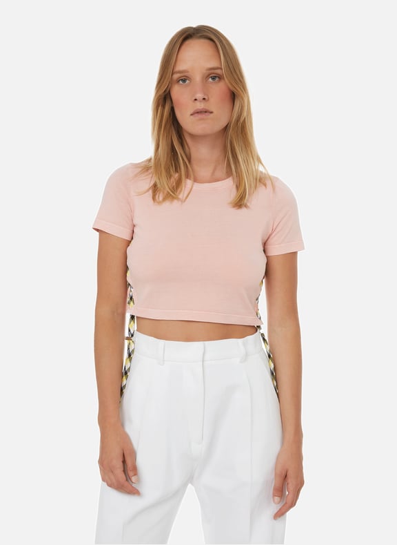 Cotton T-shirt Pink by FAITH CONNEXION FAITH CONNEXION Cotton T-shirt Pink