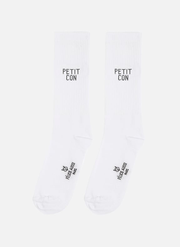 Petit Con socks White by FELICIE AUSSI FELICIE AUSSI Petit Con socks White