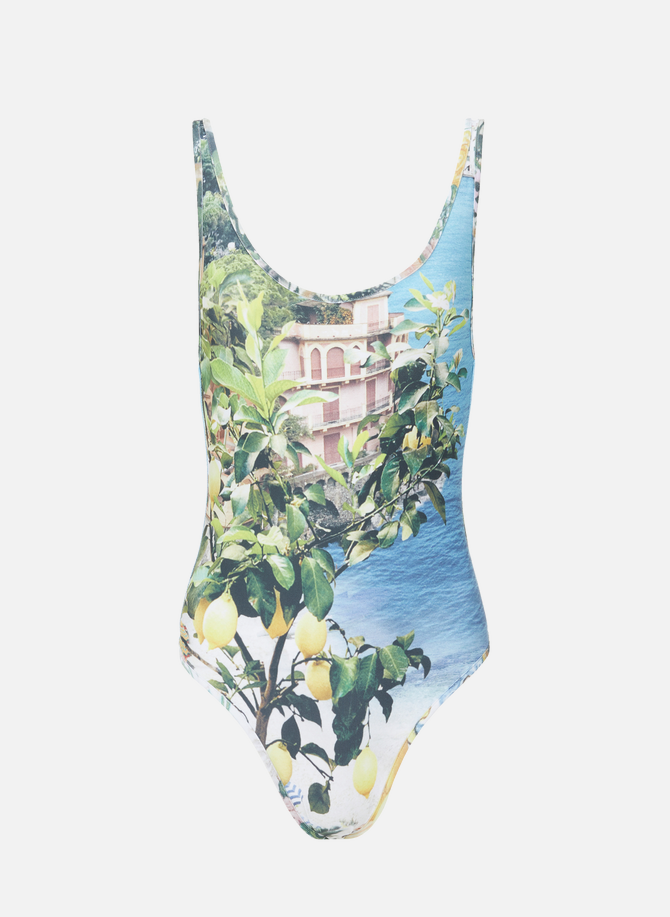 Naiade one-piece swimsuit with the Appolonie print  FÊTE IMPÉRIALE