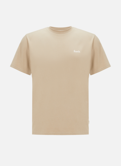 T-shirt col rond en coton organique BeigeFORÉT 