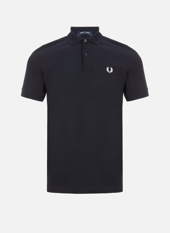 Cotton piqué polo shirt Blue by FRED PERRY FRED PERRY Cotton piqué polo shirt Blue