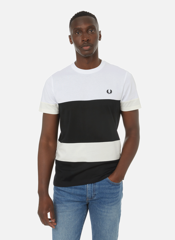 Bold colour-block T-shirt FRED PERRY