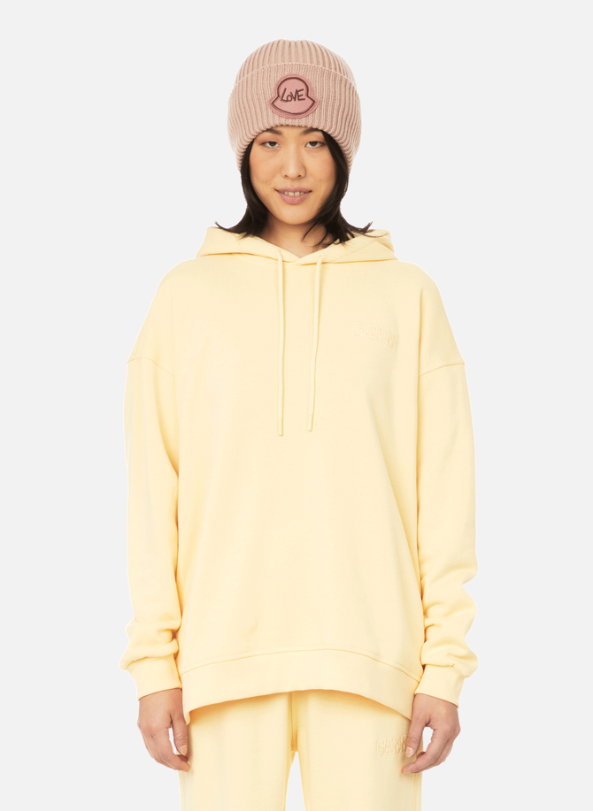 Recycled cotton-blend hoodie GANNI
