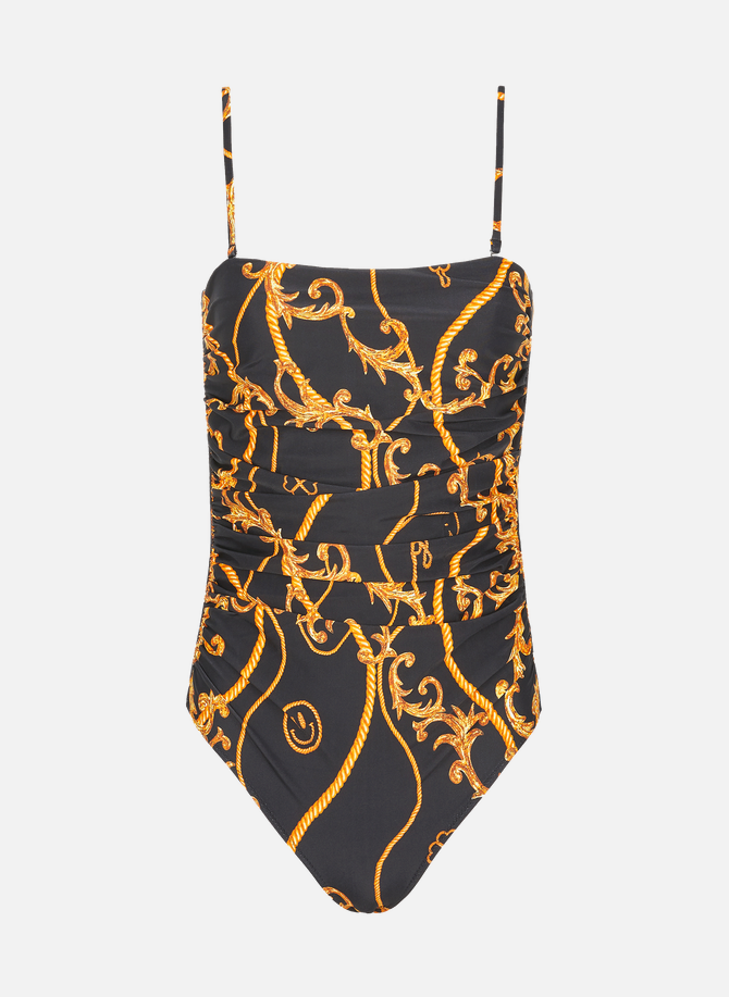 Baroque print one-piece swimsuit GANNI