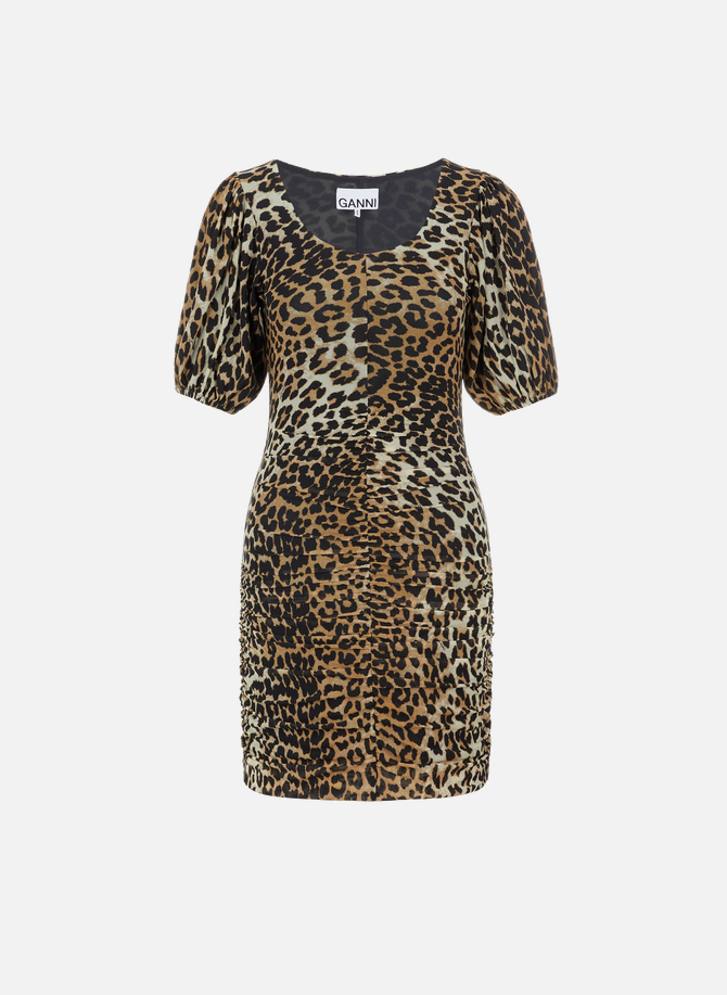 Leopard-print dress GANNI