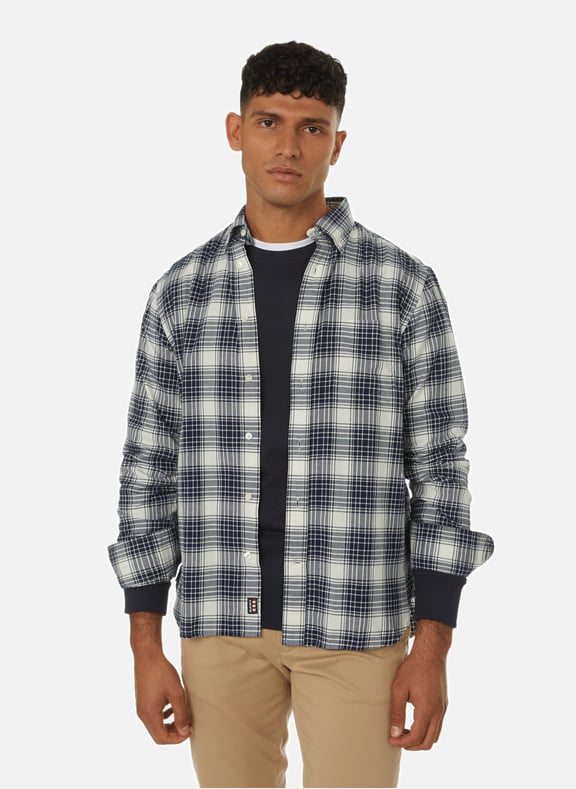 Cotton check shirt Blue by GANT GANT Cotton check shirt Blue