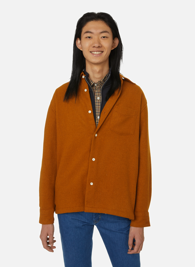 Gant x Wrangler wool-blend overshirt GANT
