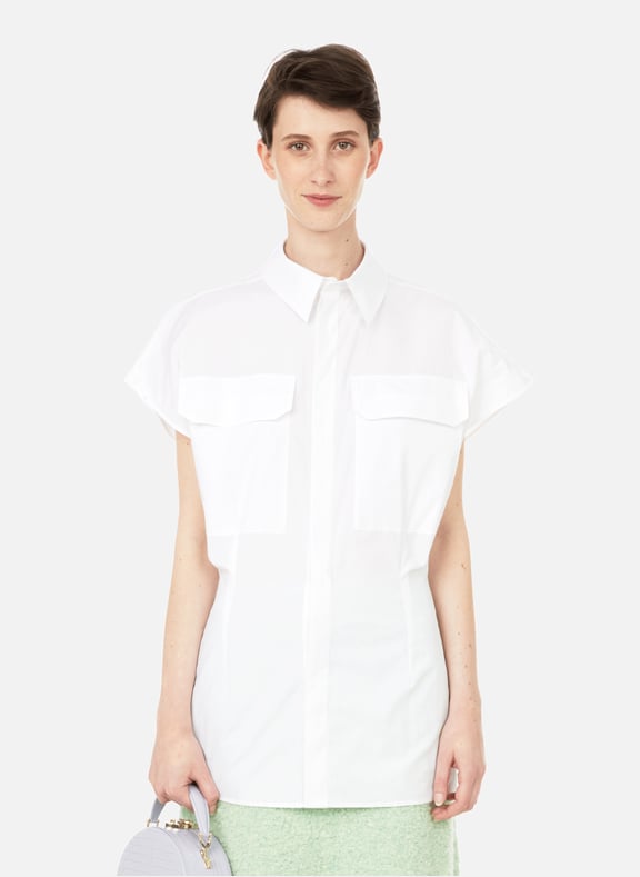 Tami cotton shirt White by GAUCHERE GAUCHERE Tami cotton shirt White