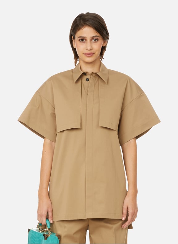 Tilda cotton shirt Beige by GAUCHERE GAUCHERE Tilda cotton shirt Beige