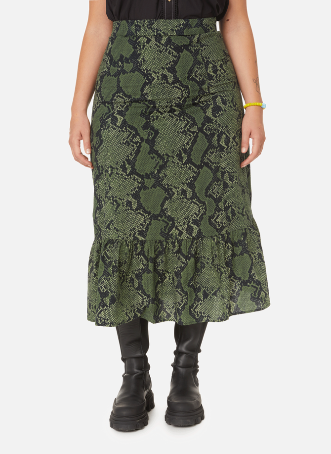 Printed ruffled skirt GESTUZ