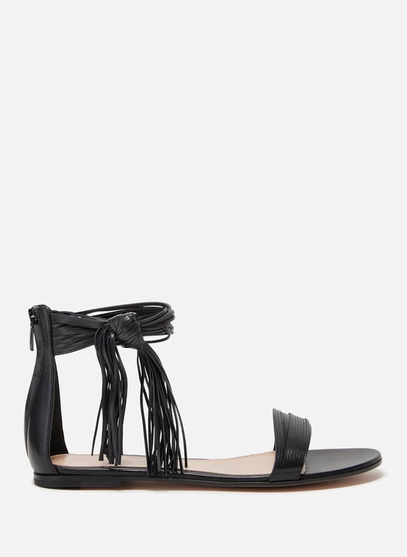 Noelle leather sandals Black by GIANVITO ROSSI GIANVITO ROSSI Noelle leather sandals Black