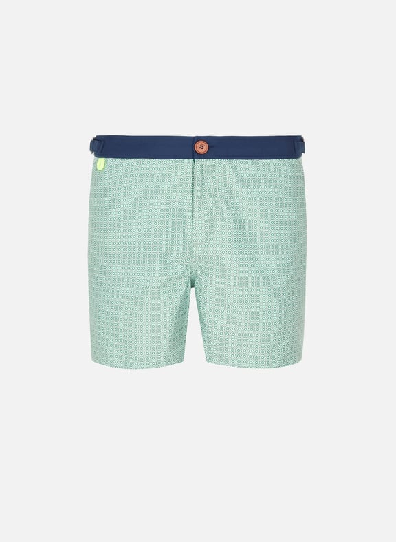 Air Khaki Azulejos swim shorts Green by GILI'S GILI'S Air Khaki Azulejos swim shorts Green