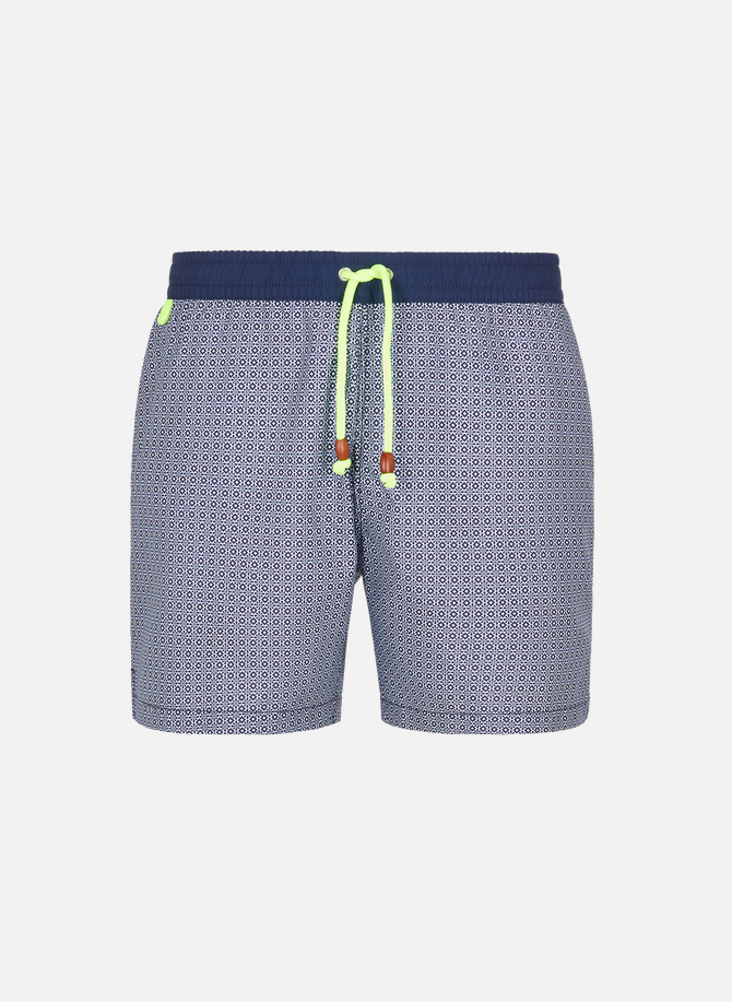 Trawangan Navy Azulejos swim shorts GILI'S