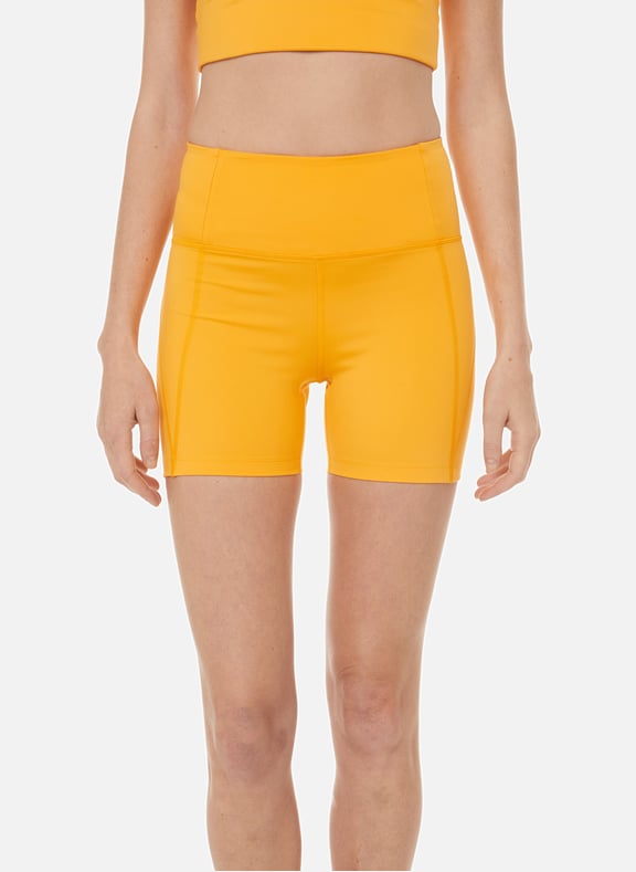 Recycled fibre cycling shorts Golden by GIRLFRIEND COLLECTIVE GIRLFRIEND COLLECTIVE Recycled fibre cycling shorts Golden