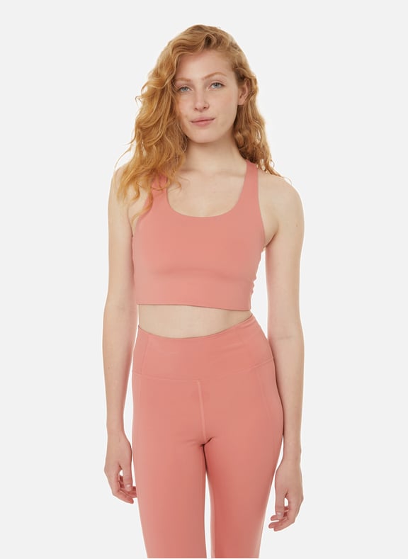Paloma recycled polyester bra top Pink by GIRLFRIEND COLLECTIVE GIRLFRIEND COLLECTIVE Paloma recycled polyester bra top Pink