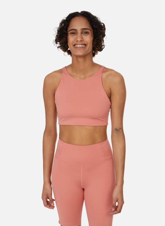 GIRLFRIEND COLLECTIVE Topanga recycled polyester bra top Pink
