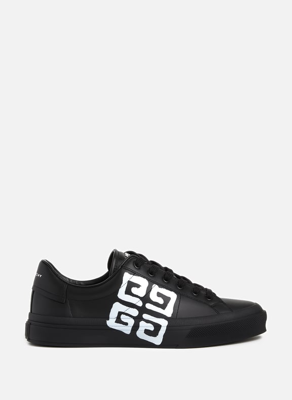 4G leather sneakers Black by GIVENCHY GIVENCHY 4G leather sneakers Black