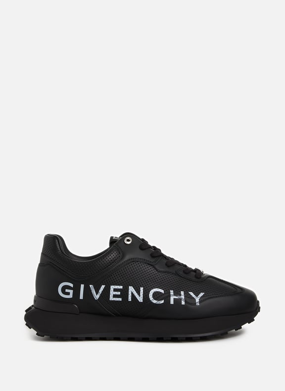 Giv Runner low-top leather sneakers Black by GIVENCHY GIVENCHY Giv Runner low-top leather sneakers Black