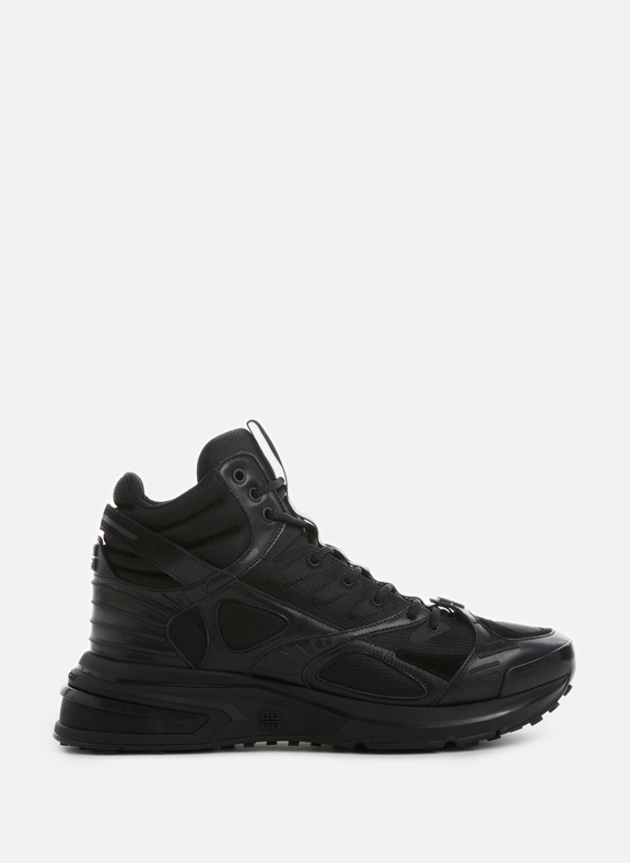 GIVENCHY Giv 1 TR mesh, suede and leather sneakers Black