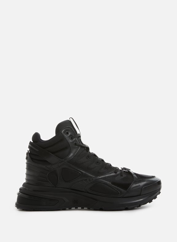 Giv 1 TR mesh, suede and leather sneakers Black by GIVENCHY GIVENCHY Giv 1 TR mesh, suede and leather sneakers Black