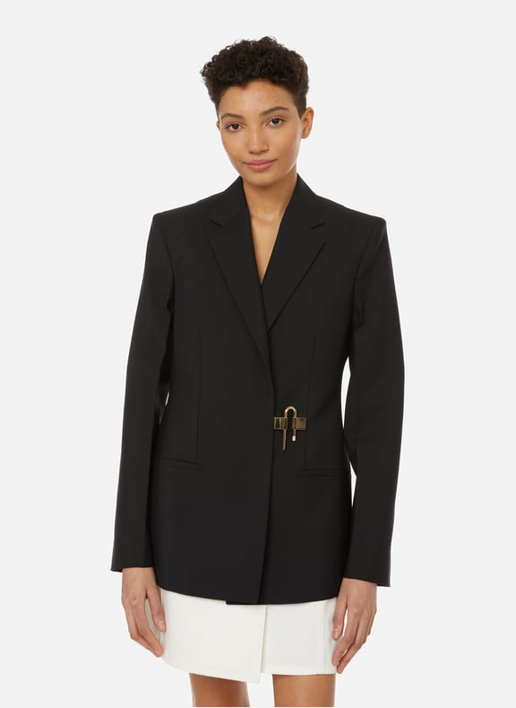 Wool and mohair blazer Black by GIVENCHY GIVENCHY Wool and mohair blazer Black