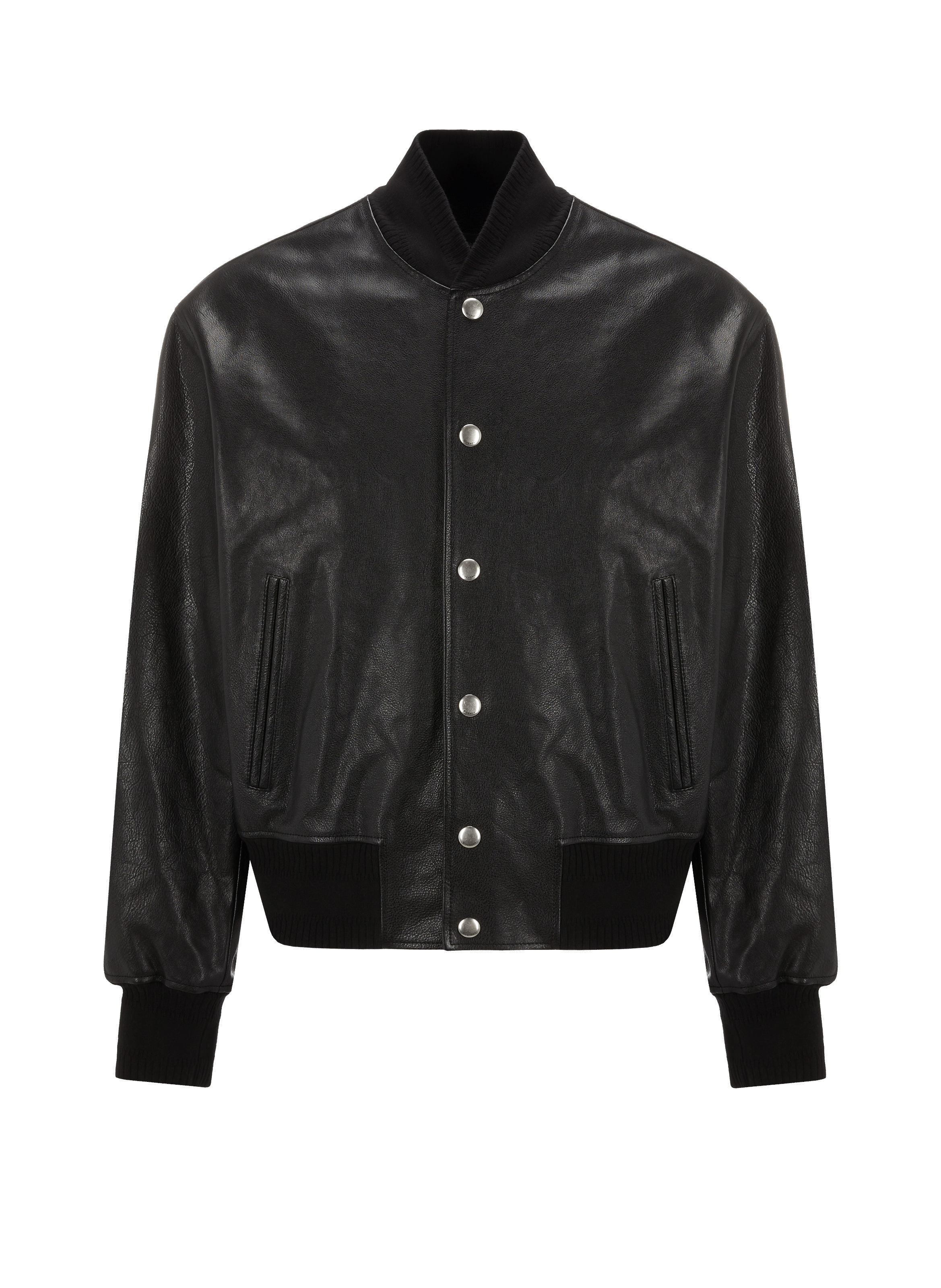full grain leather bomber jacket