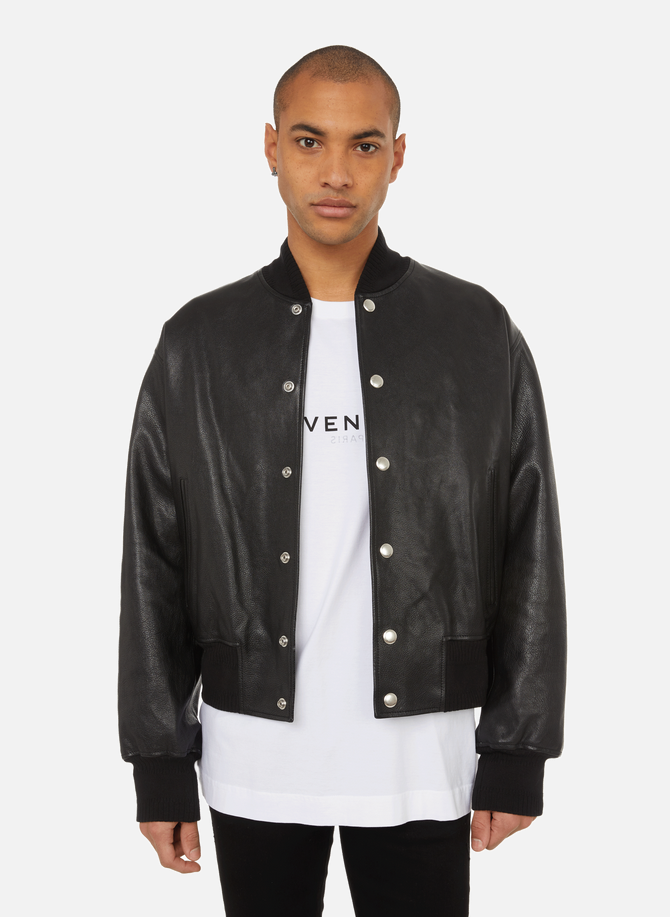 Leather bomber jacket GIVENCHY