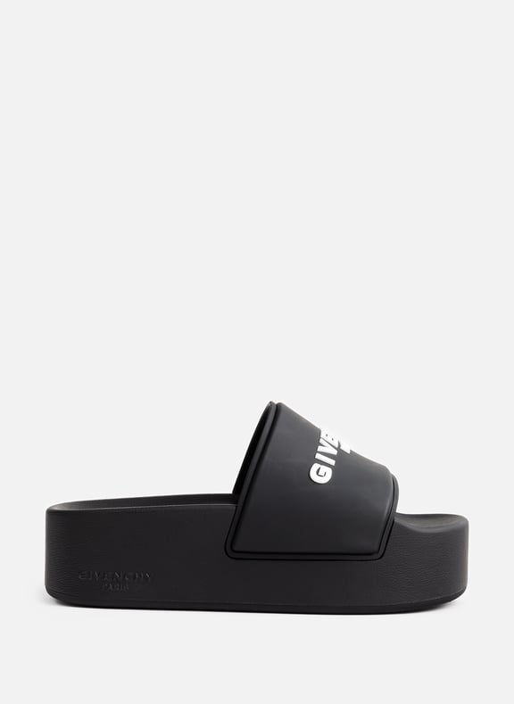 Wedge sliders Black by GIVENCHY GIVENCHY Wedge sliders Black