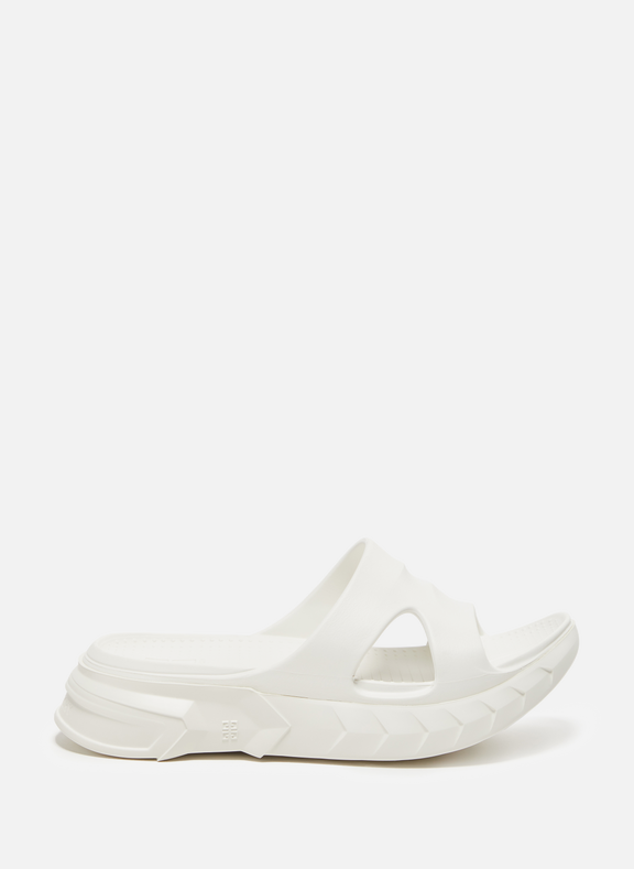 GIVENCHY Marshmallow rubber sandals White