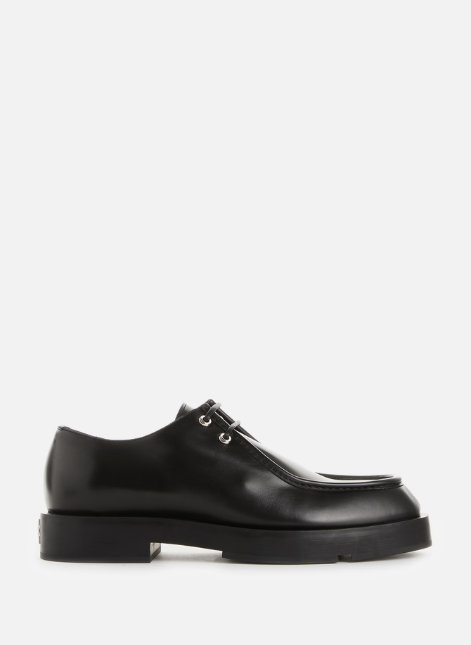 Squared leather derby shoes GIVENCHY