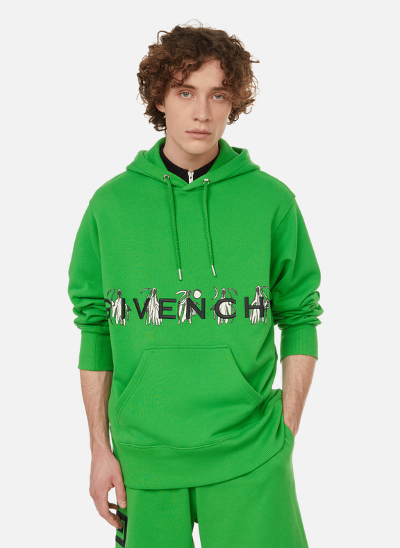 COTTON LOGO HOODIE - GIVENCHY for MEN 