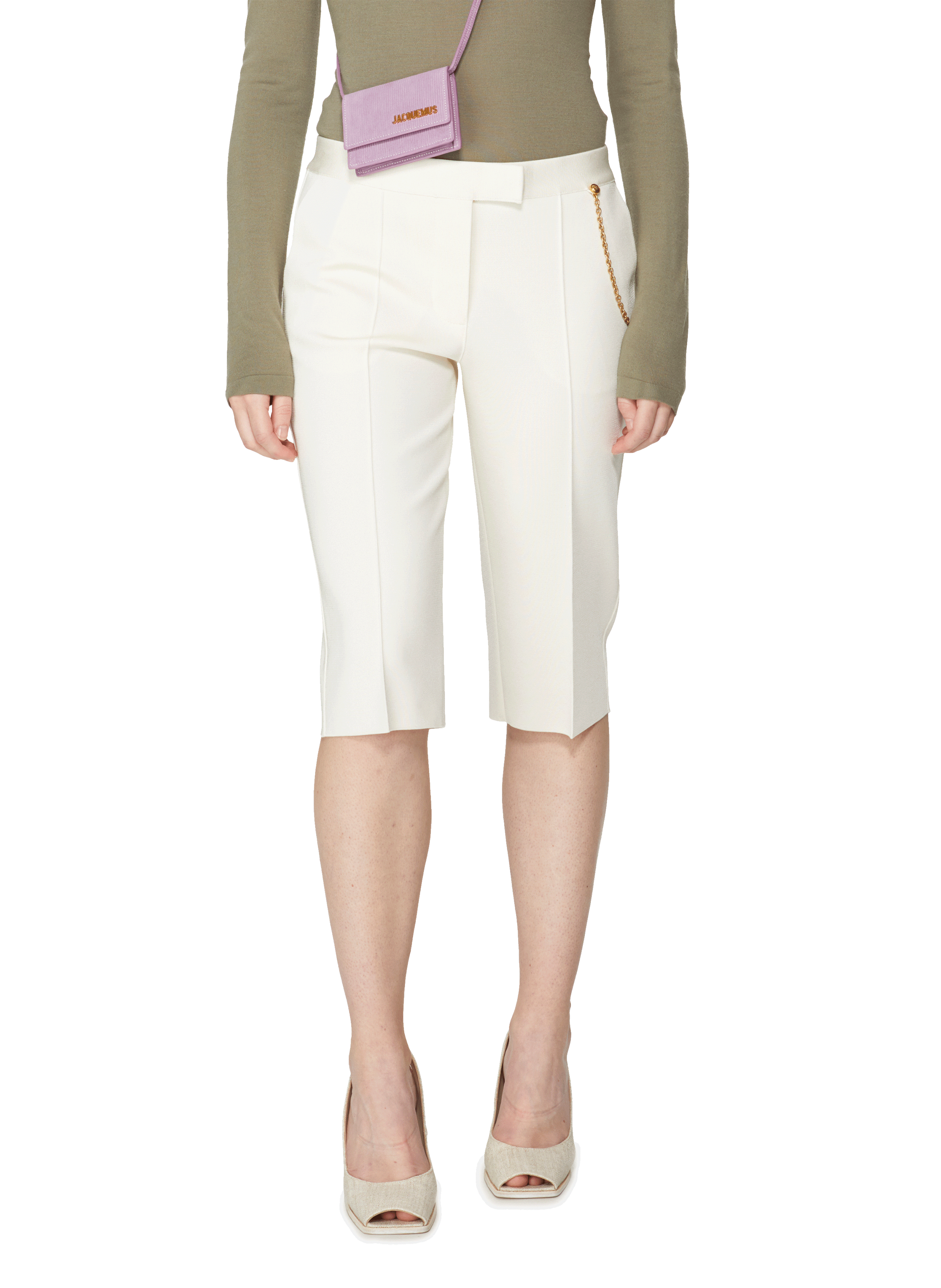 Buy 3nh 1Pc Women's Loose Trousers Capris Casual Pants Knee-Length Large  Summer Wear Size: Large; Material: Polyester White at Amazon.in