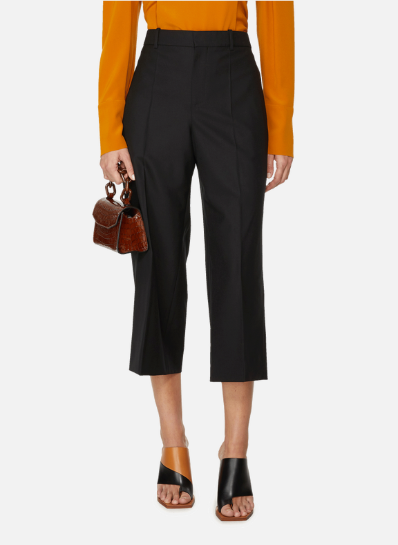 GIVENCHY Cropped wool Trousers Black