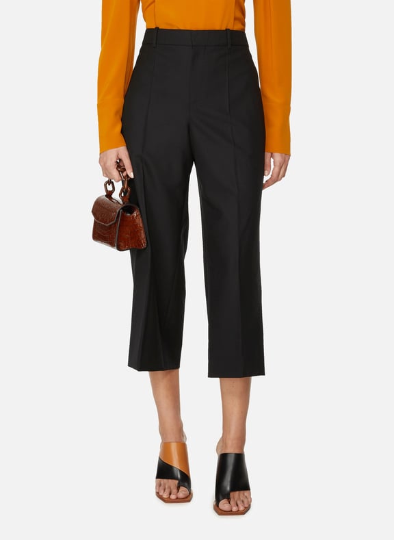 Cropped wool Trousers Black by GIVENCHY GIVENCHY Cropped wool Trousers Black