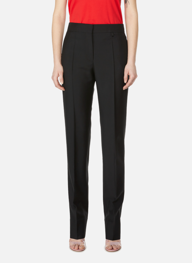 High-waisted wool and mohair trousers GIVENCHY