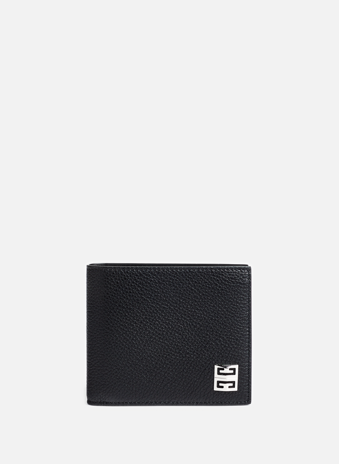 Grained calfskin leather wallet GIVENCHY