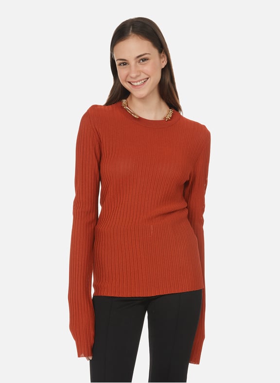 Ribbed jumper Orange by GIVENCHY GIVENCHY Ribbed jumper Orange