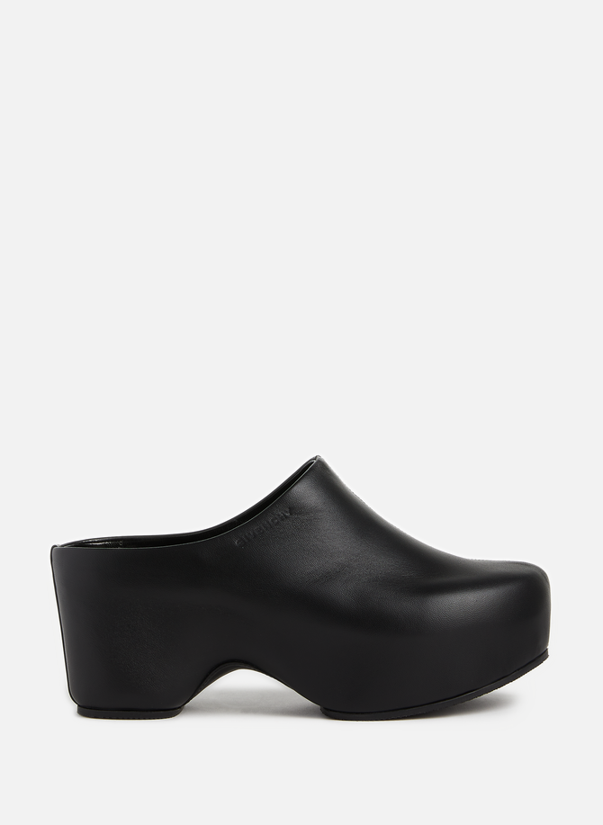 Leather clogs GIVENCHY