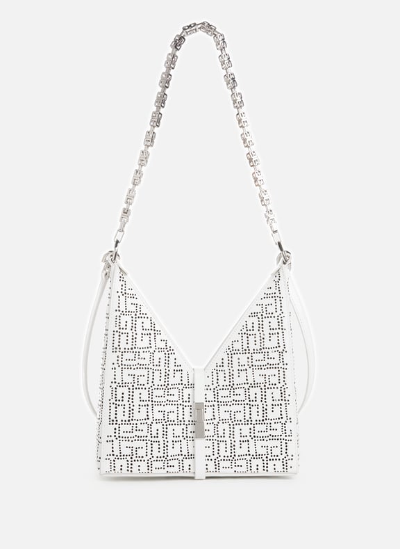 Cut Out perforated leather mini bag White by GIVENCHY GIVENCHY Cut Out perforated leather mini bag White