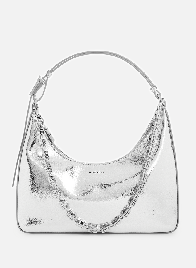 Moon Cut Out metallic leather bag GIVENCHY
