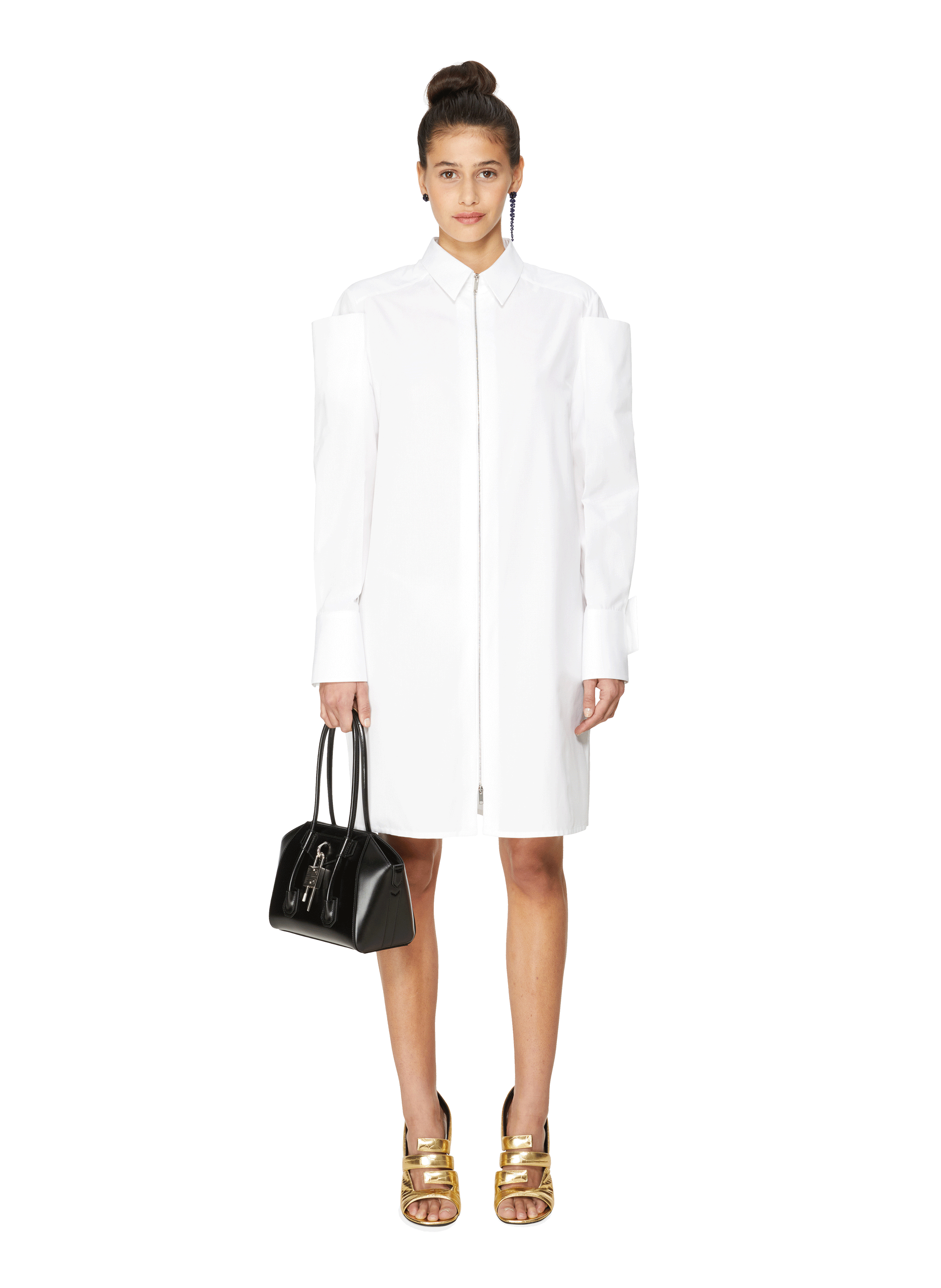 givenchy white shirt dress