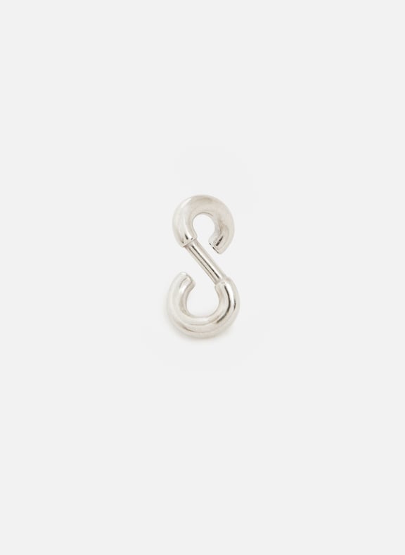 The Small Silver Tube silver ear cuff Silver by GLENDA LOPEZ GLENDA LOPEZ The Small Silver Tube silver ear cuff Silver