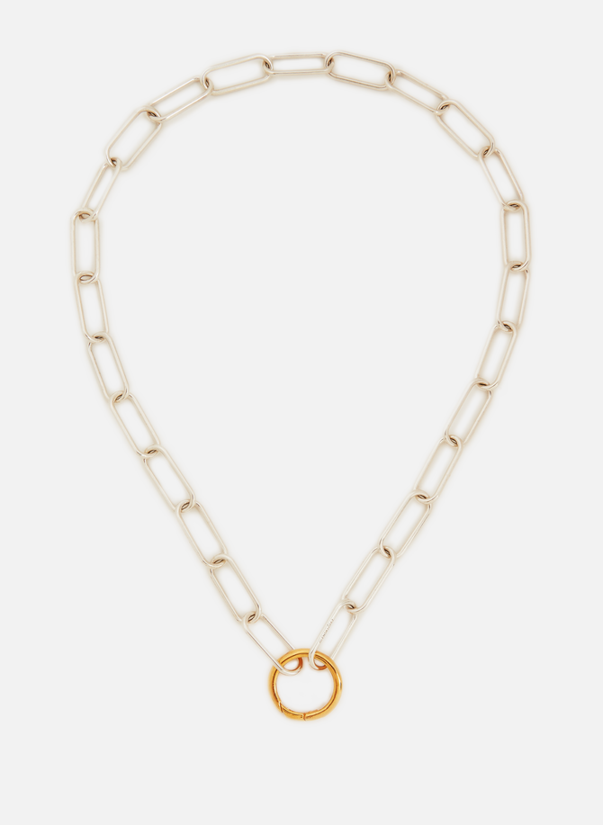 The Silver Long Link silver necklace GLENDA LOPEZ