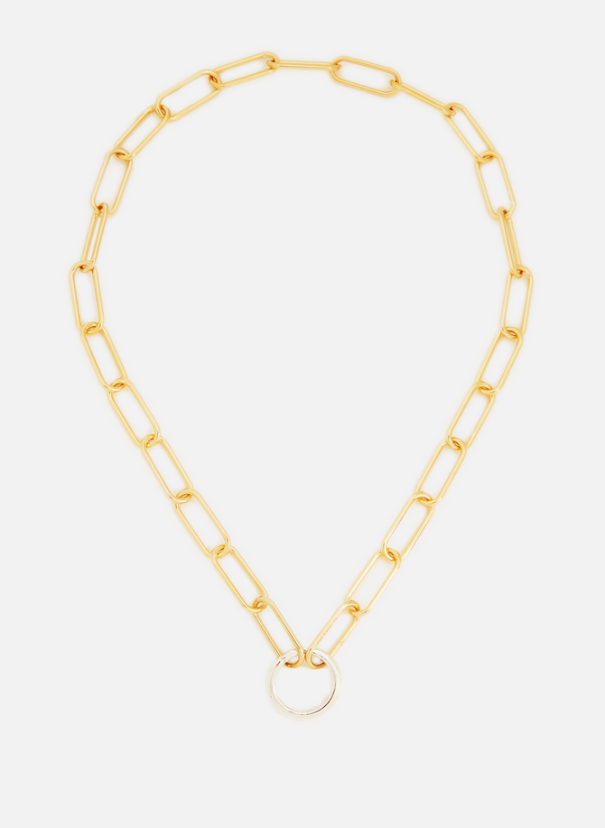 The Golden Long Link silver necklace GLENDA LOPEZ