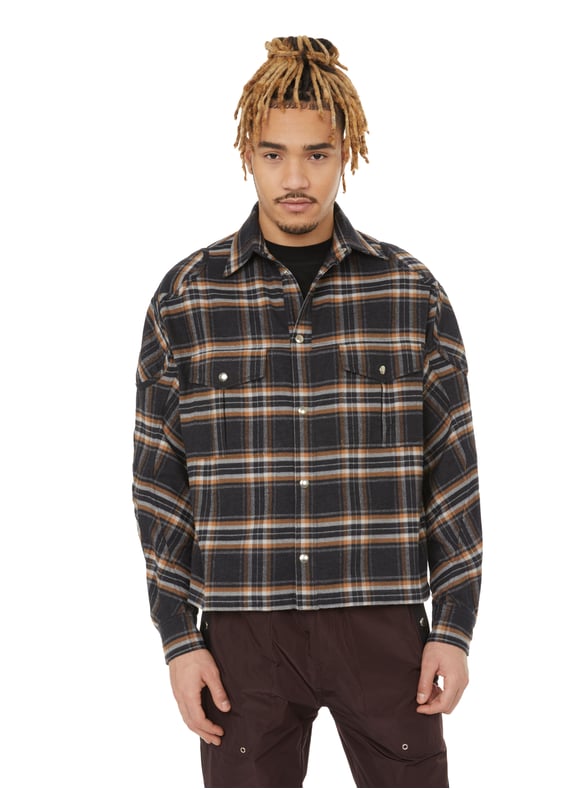 Checked flannel shirt Orange by GMBH GMBH Checked flannel shirt Orange