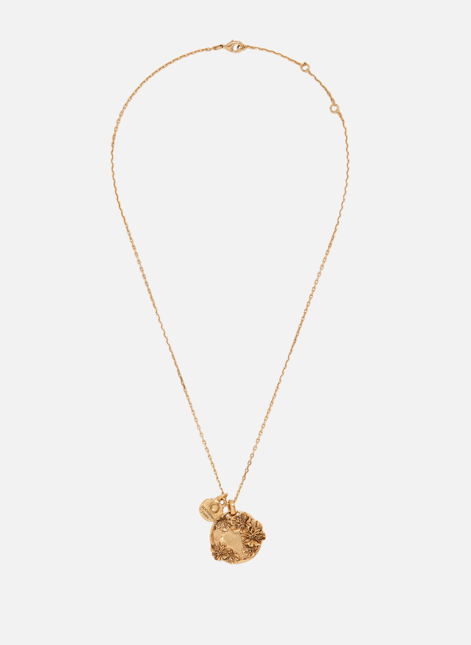 Talisman poppy flower medallion necklace GOOSSENS