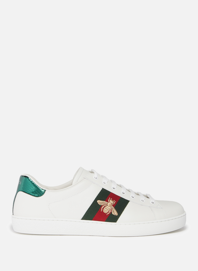 Ace Sneakers in embroidered leather GUCCI