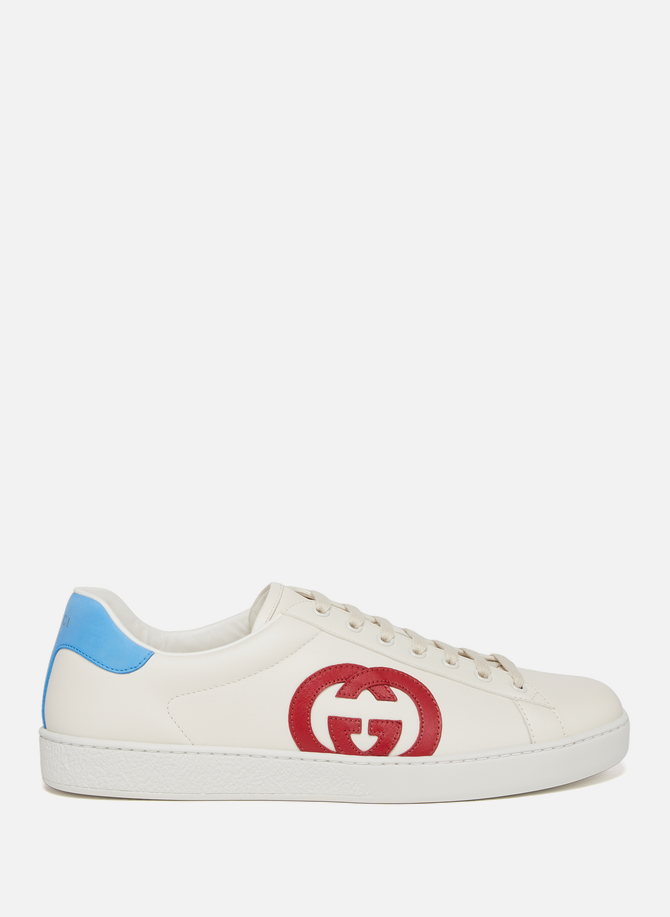 Men?s Ace Sneakers with GG leather detail GUCCI