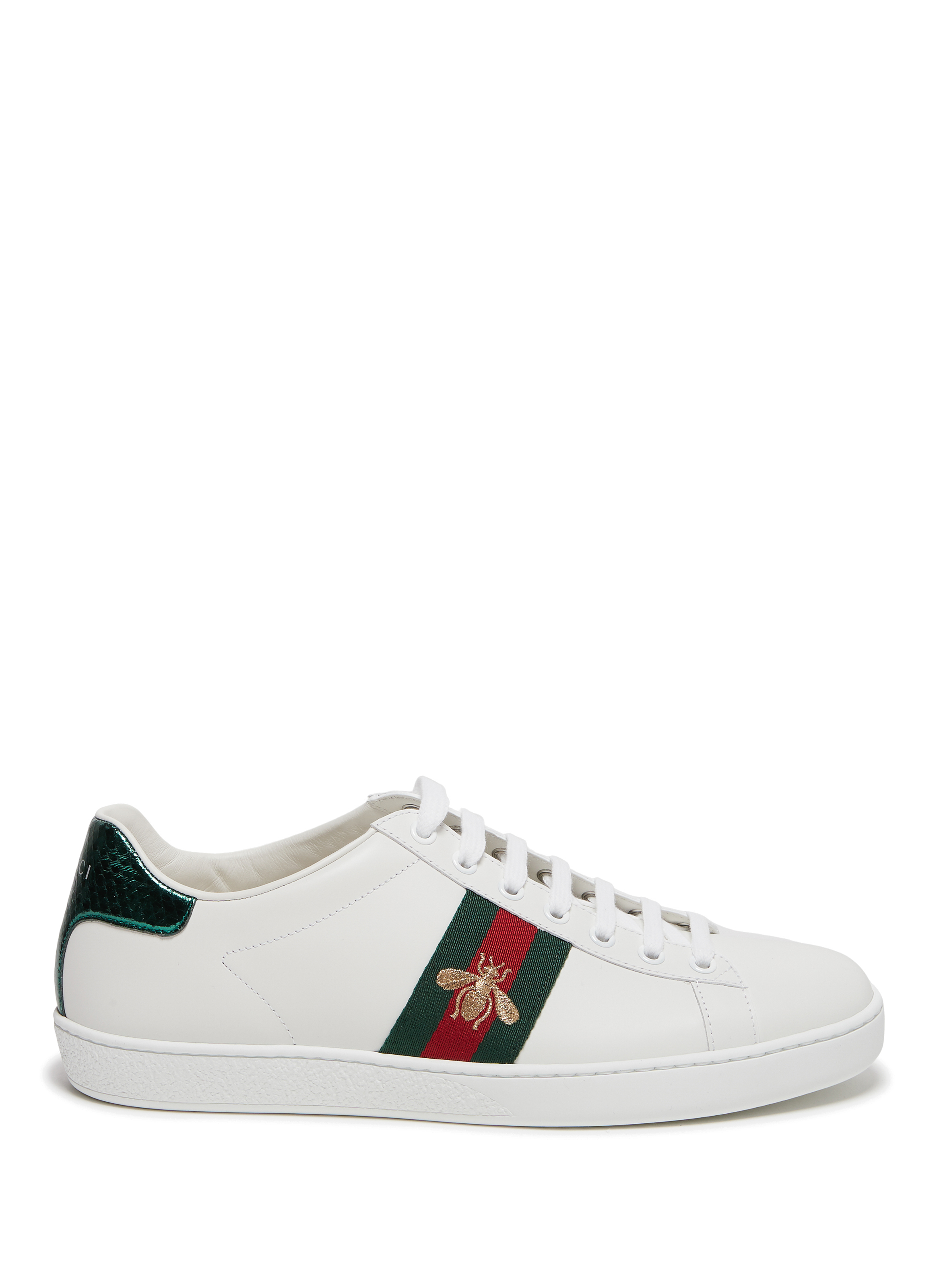 gucci women's new ace leather sneakers